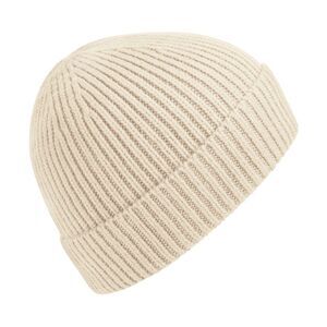 Beechfield Unisex Engineered Knit Ribbed Beanie / Oatmeal